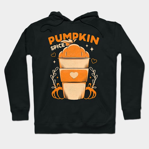 Pumpkin Spice Lover Hoodie by Alundrart